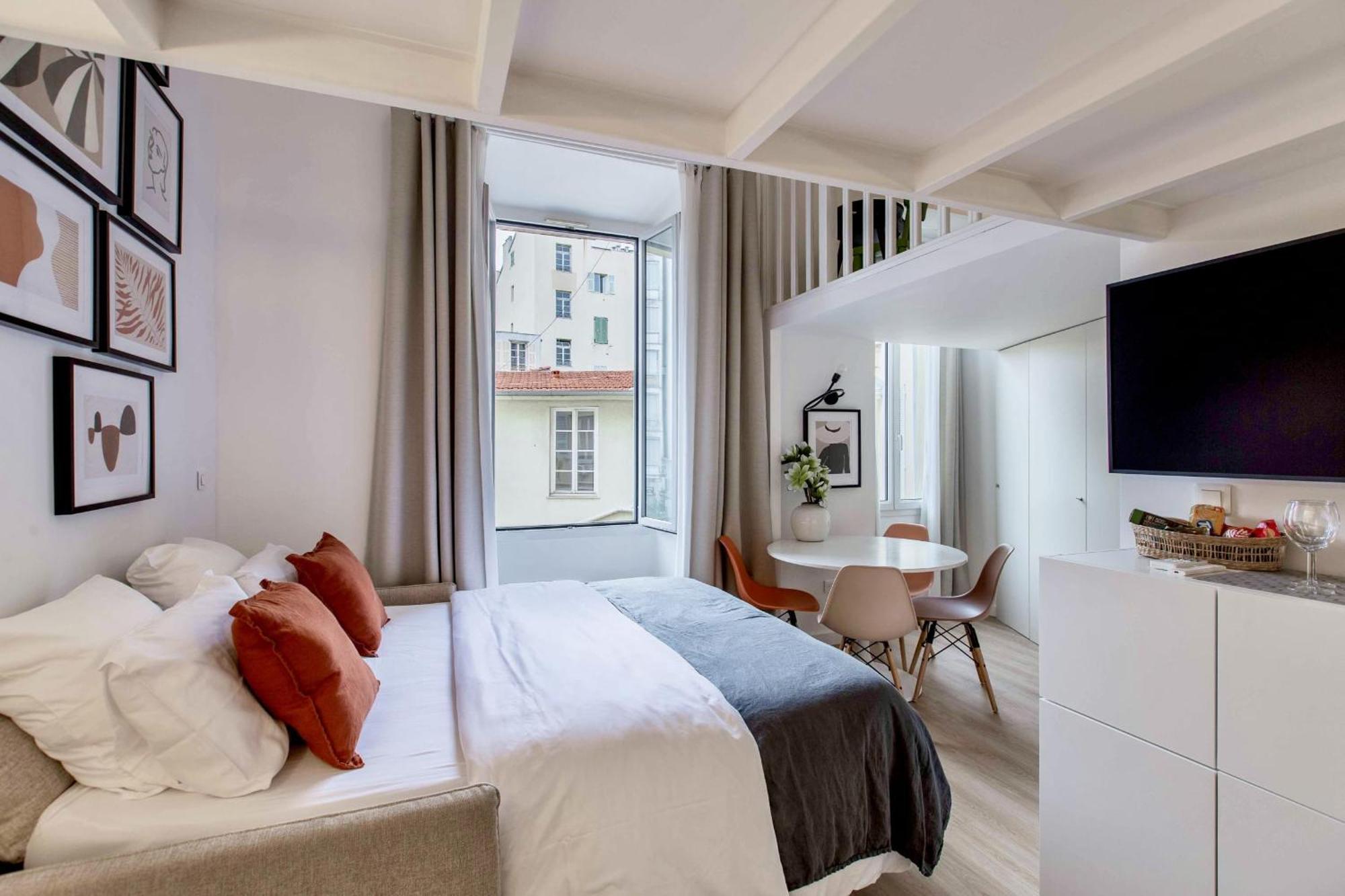 Suede Promenade Duplex Apartment At 1 Min From The Sea 2 Bathrooms ニース エクステリア 写真