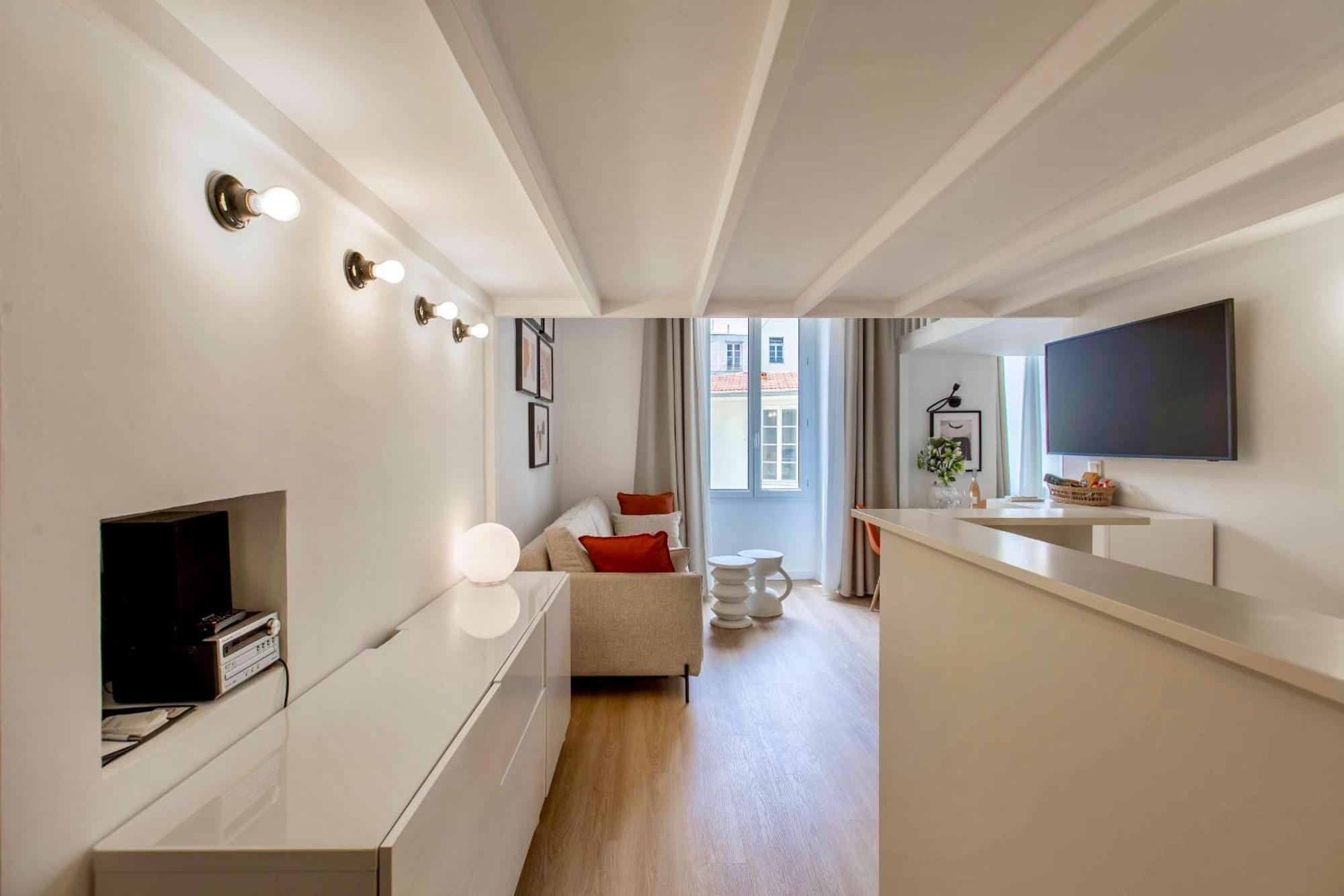 Suede Promenade Duplex Apartment At 1 Min From The Sea 2 Bathrooms ニース エクステリア 写真